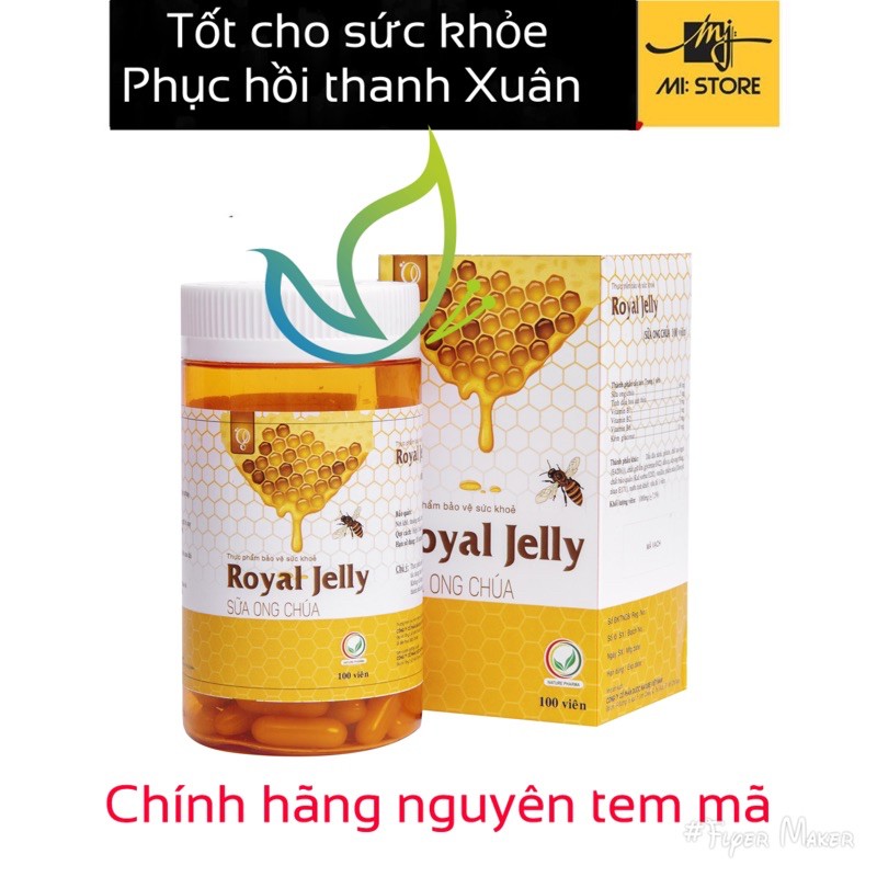 (Chính hãng tem nguyên) Sữa ong chúa Royal jelly schon GHB - hu chuẩn 100v