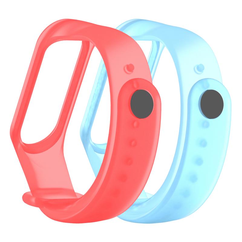 Dây Đeo Silicon Trong Suốt Chống Nước Cho Đồng Hồ Thông Minh Xiaomi Mi Band 3 Miband 3 4