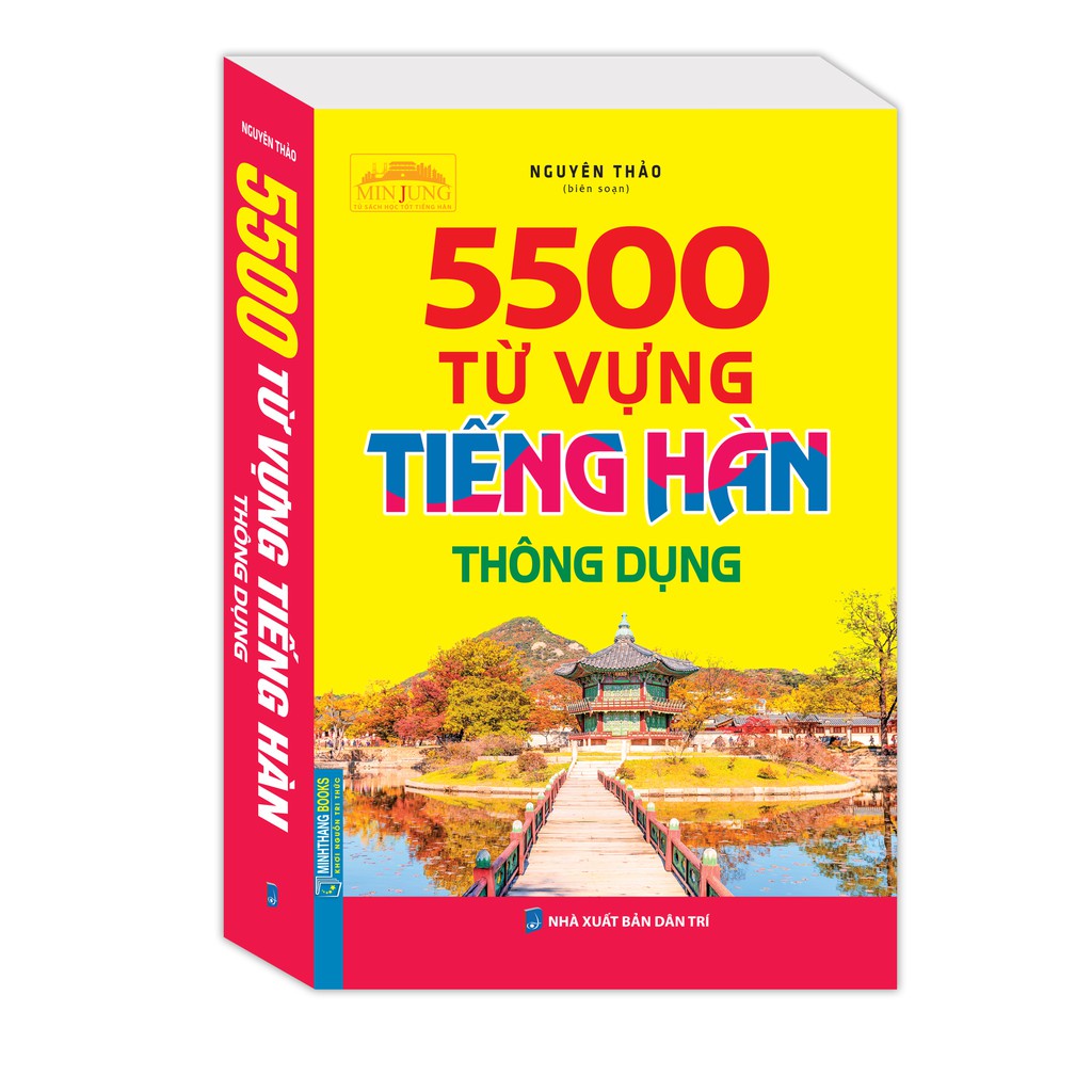 Sách - 5500 từ vựng tiếng Hàn thông dụng Tặng Bookmark