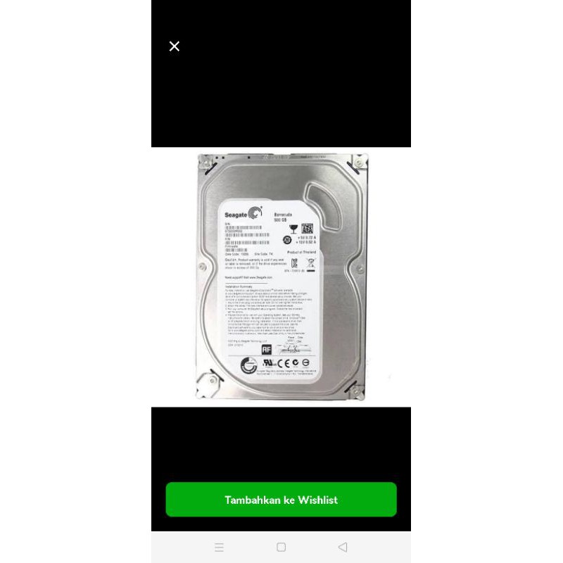 Ổ Cứng Hdd 3.5gb 500gb Seagate Pc | BigBuy360 - bigbuy360.vn