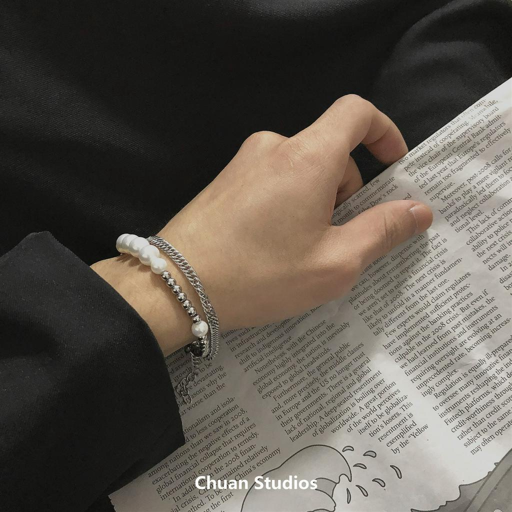 Vòng Tay Ngọc Trai Đơn Giản Cho Nam Và Nữ
