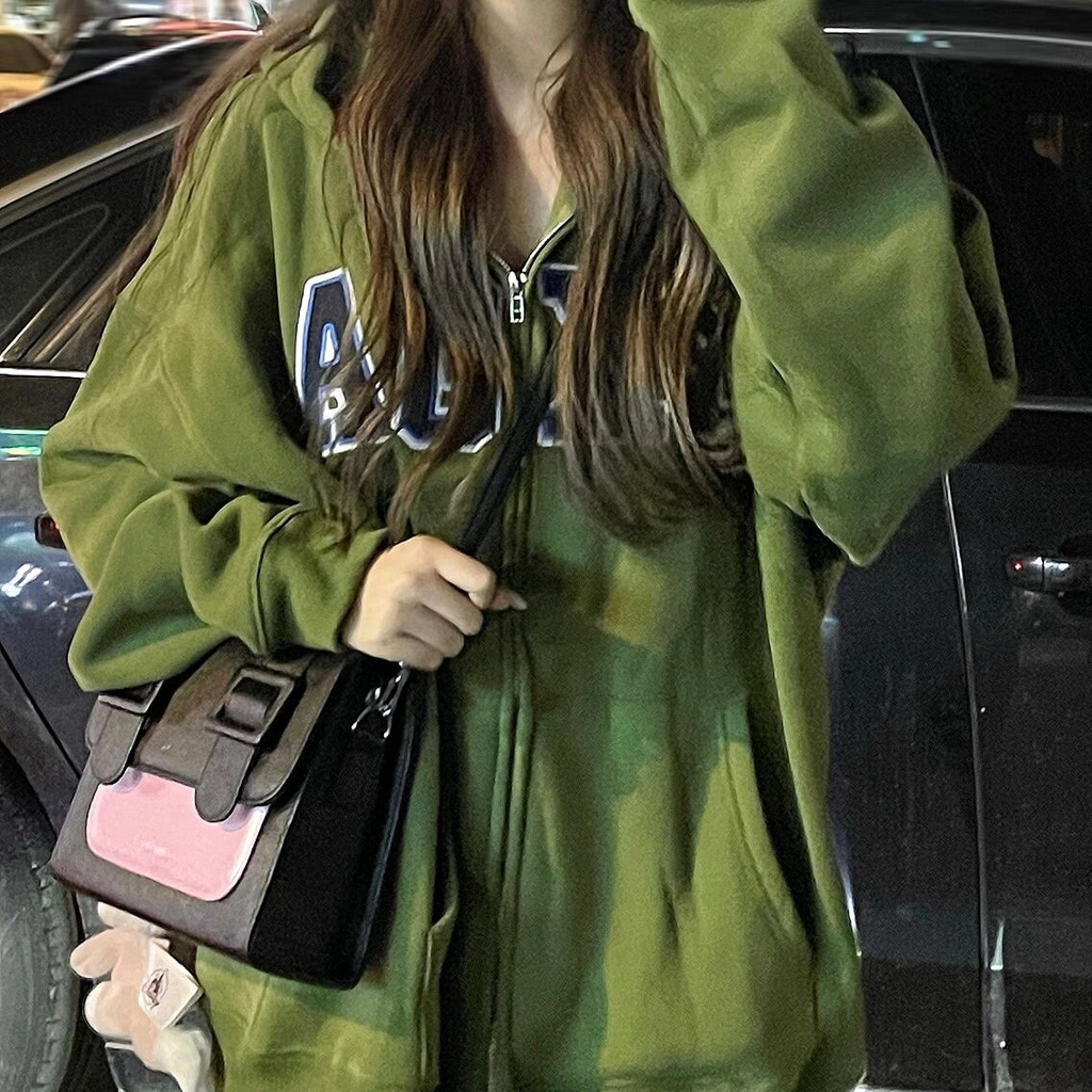 Áo Sweater Có Mũ Trùm Vải Mỏng Kiểu Retro Hàn Quốc Thời Trang Mùa Thu Cho Nữ