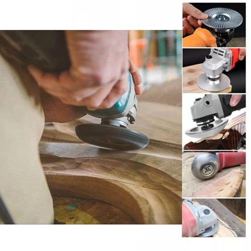 Phụ Kiện Gắn Máy Mài Góc Dĩa Mài Điêu Khắc Gỗ Vòng Cung Lỗ Mũi Khoan 16MM