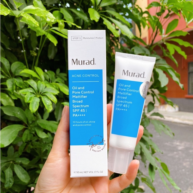 [Chính Hãng] Kem Dưỡng Kiềm Dầu &amp; Chống Nắng Thế Hệ Mới - Murad Oil and Pore Control Mattifier Broad Spectrum SPF 45