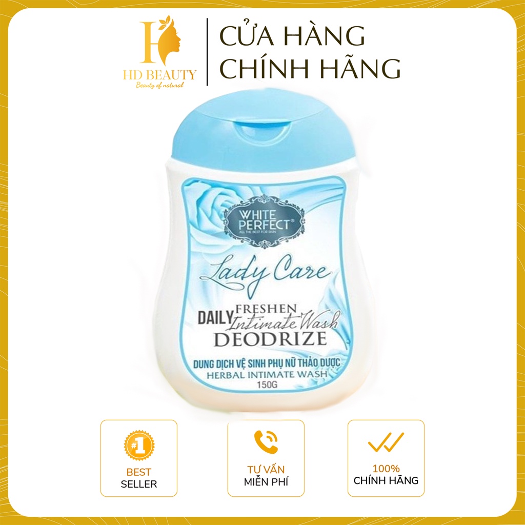 Dung dịch vệ sinh phụ nữ  Lady Care LH làm sạch dịu nhẹ 150gr