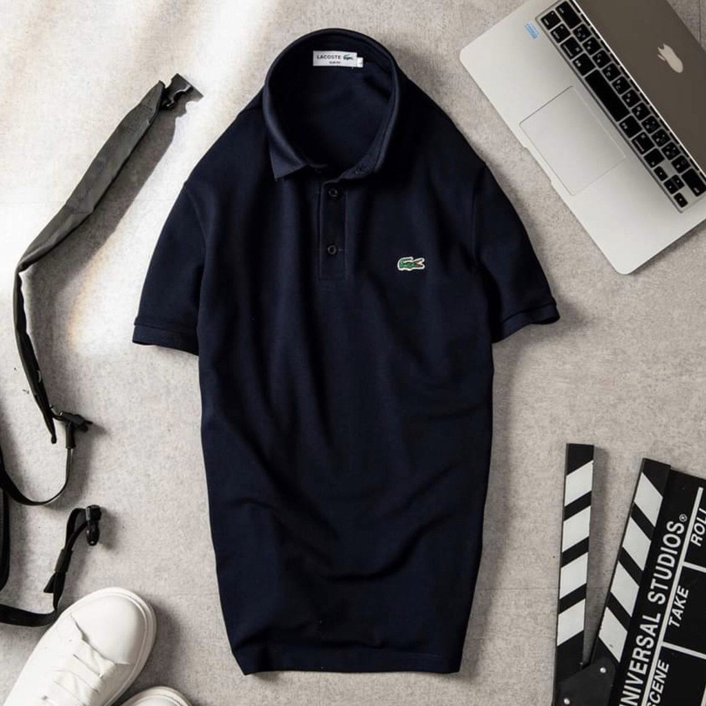 Áo thun nam polo cá sấu cao cấp vải thun mát mẻ co giãn E1 | BigBuy360 - bigbuy360.vn