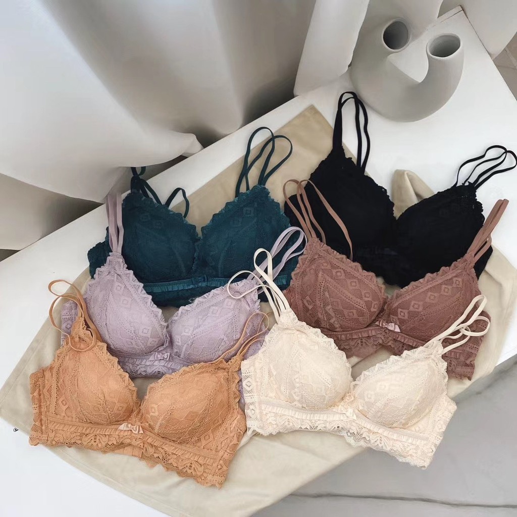 Bộ quần áo lót ren cao cấp Không Gọng Đệm Dày Nâng Ngực SUIT3301