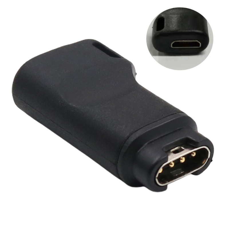 Đầu Chuyển Đổi Cổng Micro Usb Cái Sang 4 Pin Cho Garmin Approach S60 Fenix 6 / 6x Pro Solar