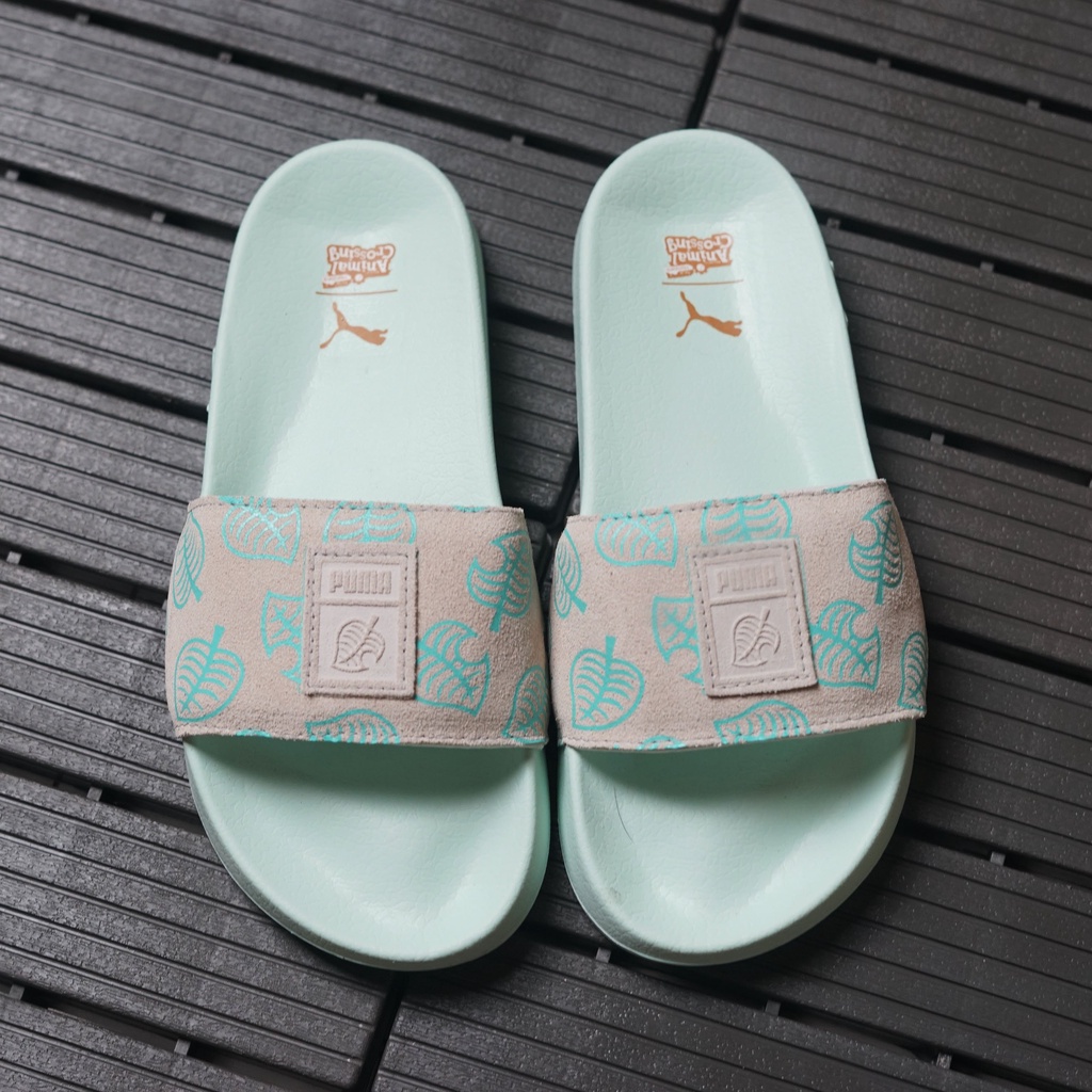 Dép Quai Ngang Puma Suede Animal Crossing unisex, mang êm chân,nhẹ, đế mềm, BGHOUSE