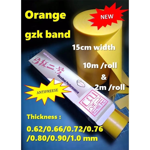 Dây thun ná cao su chính hãng GZK Band cột sẵn lực rất mạnh và siêu bền độ dày 0.8mm