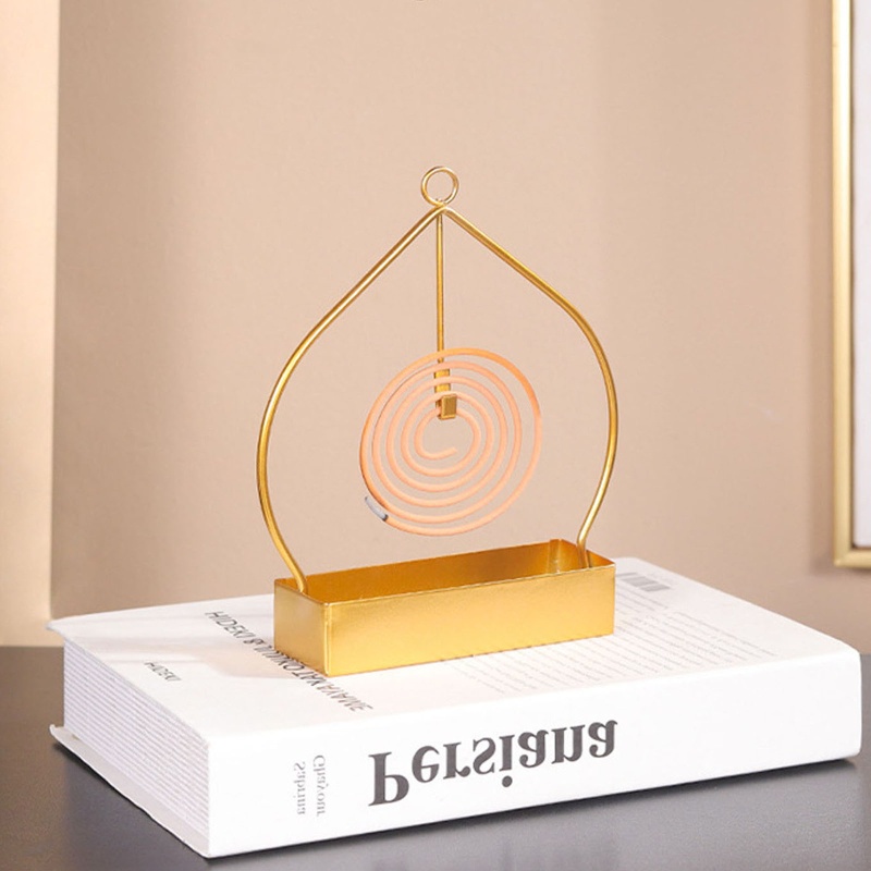 Giá Đỡ Nhang Muỗi Hình Tròn / Trái Tim Bằng Sắt Tiện Dụng Cho Phòng Kh