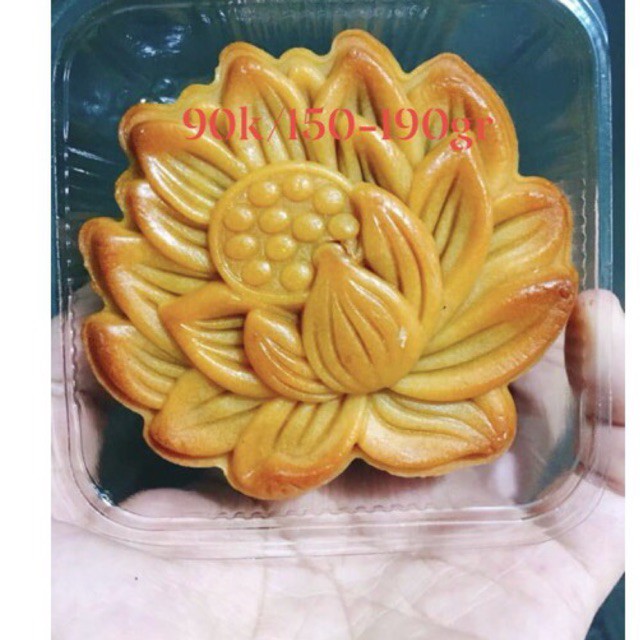 Khuôn  trung thu mặt hoa sen 150gr  ( mẫu 1)(kèm ảnh thật- hàng loại 1)