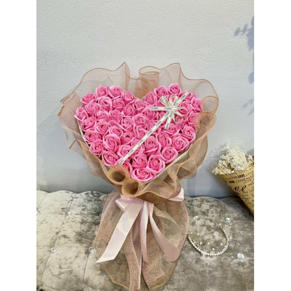 BÓ 50 BÔNG HOA SÁP