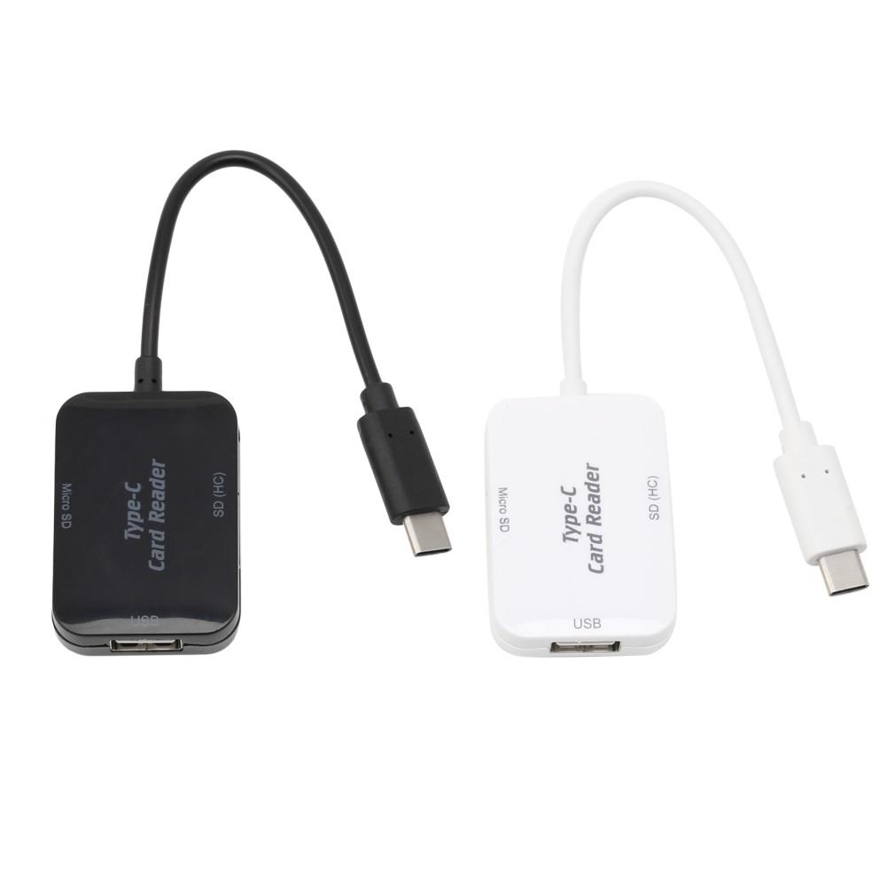 Đầu Đọc Thẻ Nhớ Usb-c Type C Sang Usb 2.0 Hub Sd Tf Cho Điện Thoại Pc