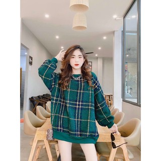 ÁO LEN NỈ CARO (KÈM VIDEO HÌNH THẬT)