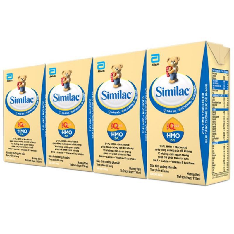 Sữa nước pha sẵn Similac HMO 110ml (set 4 hộp)