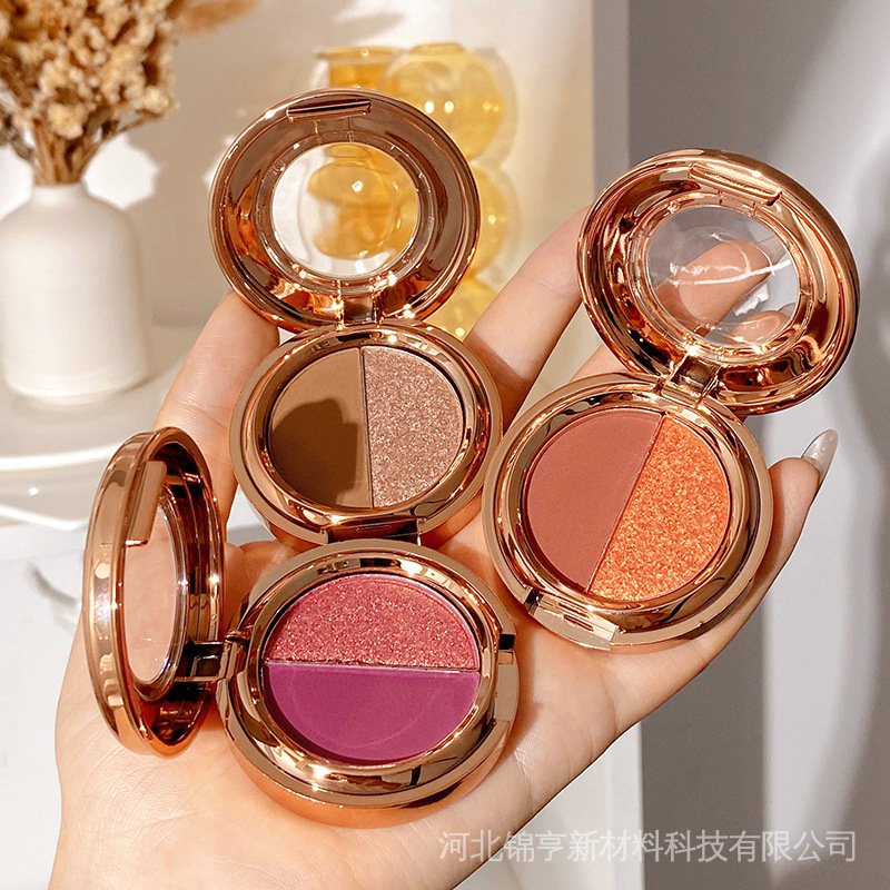 Bảng phấn mắt hai màu sắc kết hợp thời trang