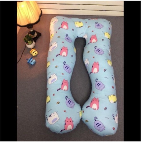 Gối ôm chữ U giành cho bà bầu (ảnh thật ) Gối ngủ đa năng cho các bà bầu tiện lợi thoải mái