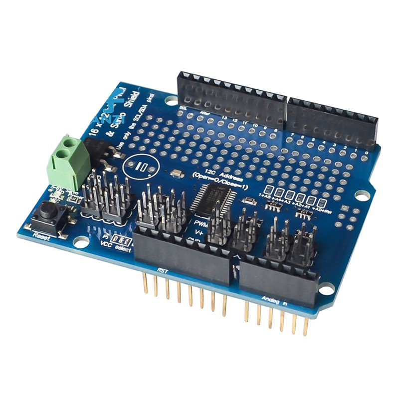 Đế mở rộng điều khiển 16 servo cho arduino Uno loại 3