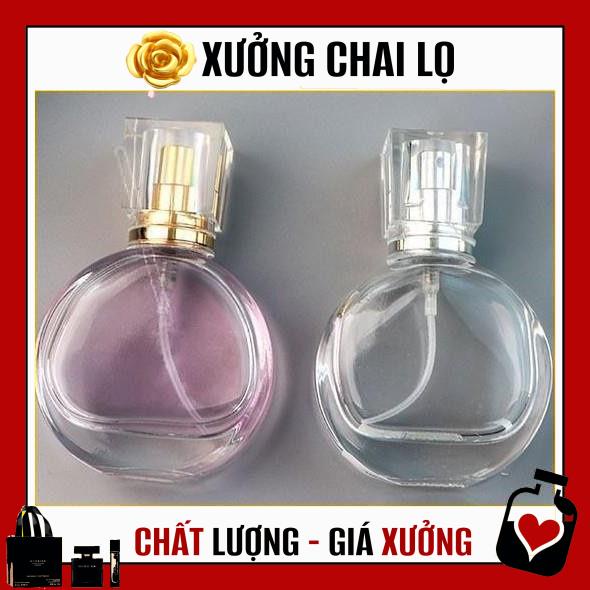 Lọ Chiết Nước Hoa ❤ Vỏ chai lọ chiết nước hoa hình chữ O 25ml , phụ kiện du lịch