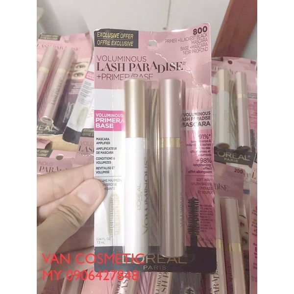 CẶP MASCRA LÓT DÀY & MASCARA LORE