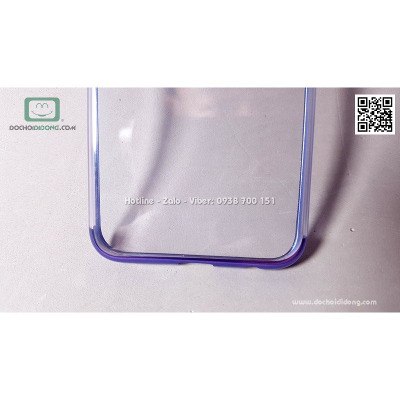 Ốp lưng Huawei Nova 3e Zacase dẻo trong viền màu chống sốc