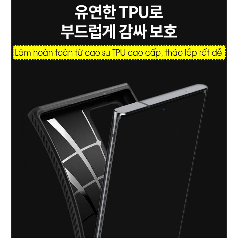 Ốp lưng Note 20 Ultra 5G / Note 20 Spigen Liquid Air - Hàng Chính Hãng.