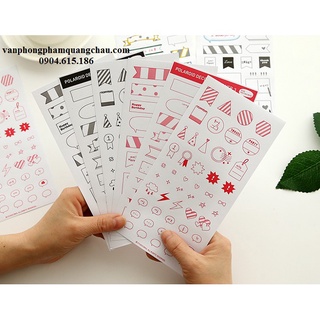 Sticker sinh nhật - Bộ 06 tờ