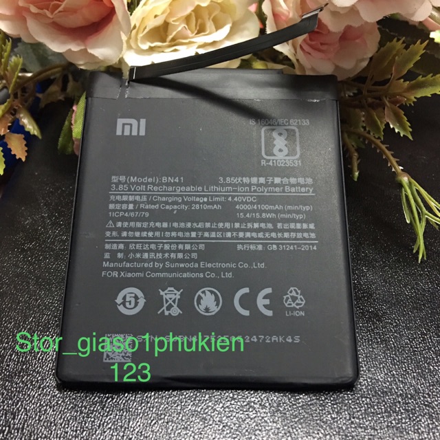 [SHIPNOW] Pin thay xịn cho Xiaomi Redmi Note 4/ BN41 ( Bảo hành 6 tháng )