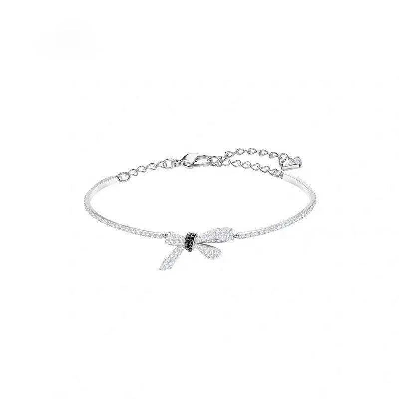 Vòng Tay Bạc 925 Thiết Kế Hình Nơ Xinh Xắn Sang Trọng