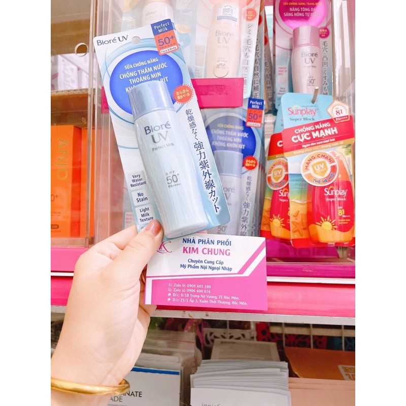 Kem Chống Nắng Dạng Sữa Biore UV SPF 50+/PA+++ 30ml