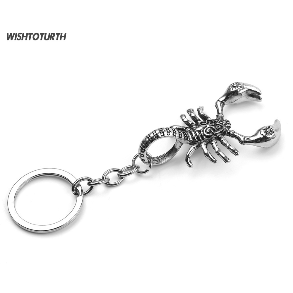 Móc Khóa Hình Bọ Cạp Bằng Hợp Kim Phong Cách Retro