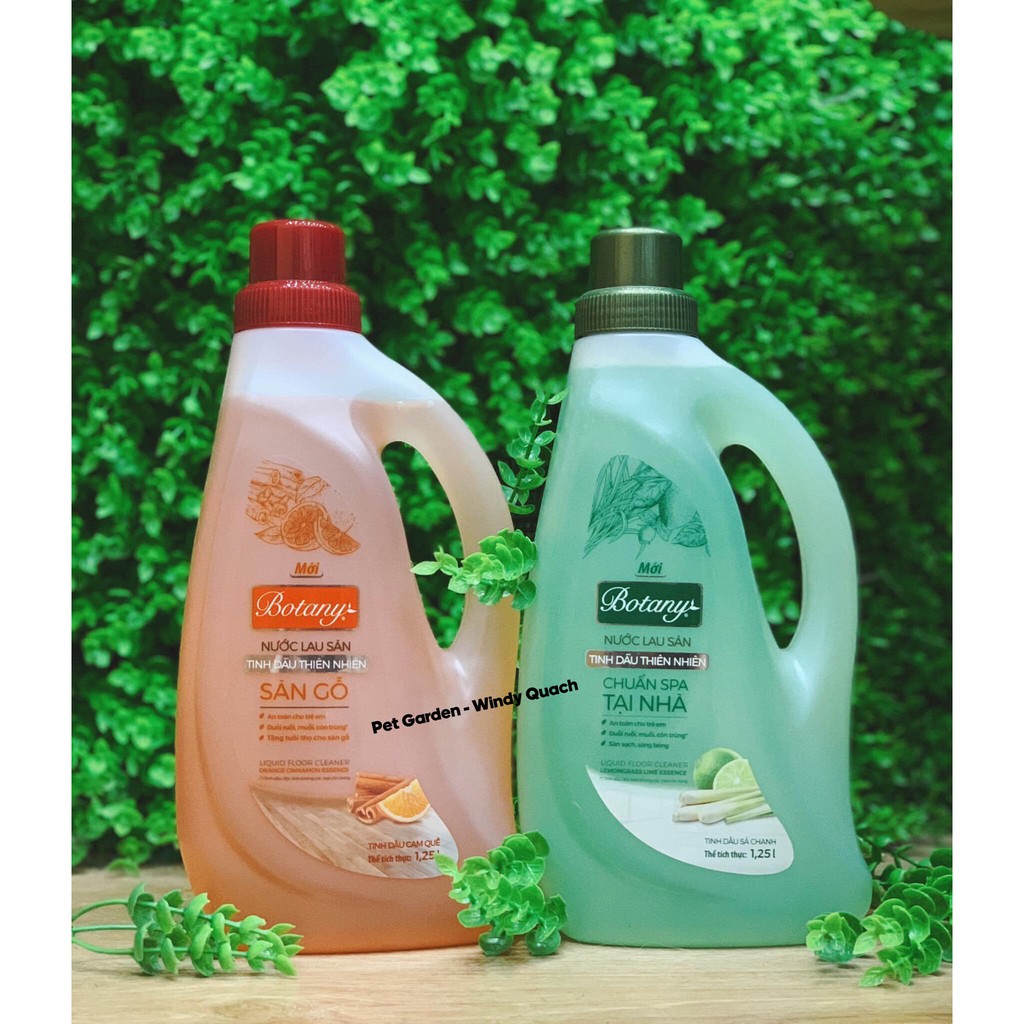 Nước lau sàn TINH DẦU THIÊN NHIÊN KHỬ MÙI CHÓ MÈO 1,25L