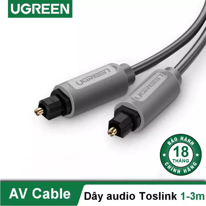 Cáp Quang Audio (Toslink, Optical) Cao Cấp Ugreen 10768 10769 10770 10771 AV122