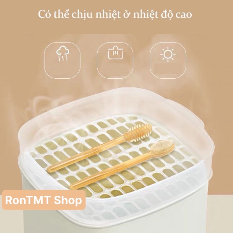 Sét Rơ Lưỡi + Bàn Chải Silicon Cho Bé 0-18 THÁNG