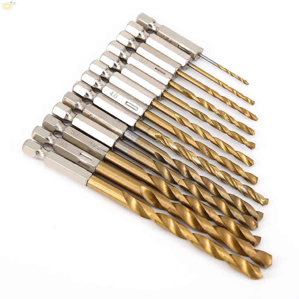 Bộ 13 mũi khoan xoắn chất liệu thép cao cấp tiện dụng