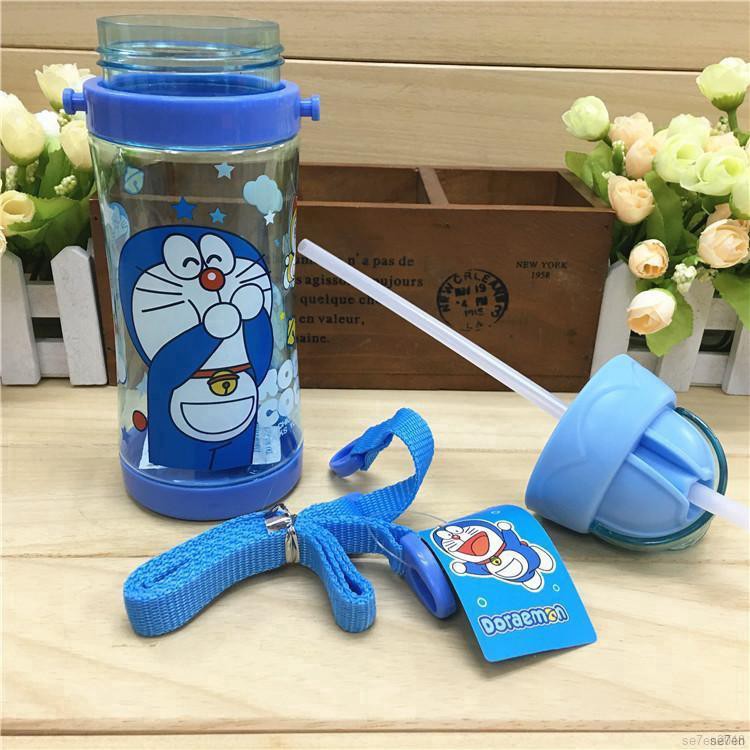 Bình uống nước in hình hoạt hình dễ thương cho bé