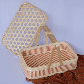 Lan tre giỏ tre đựng quà tặng sang trọng