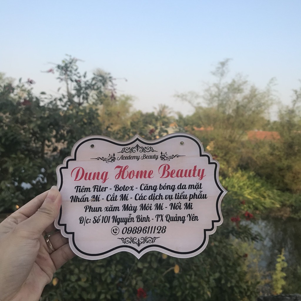 [BẢNG HIỆU MICA TRANG TRÍ] _ Thiết kế thông tin shop theo yêu cầu - Dụng cụ bán hàng online hiệu quả