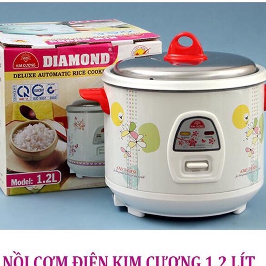 cơm điện 2 đến 3 người ăn kim cương