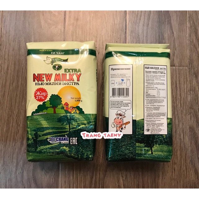 Sữa béo Nga New Milky Extra 1kg