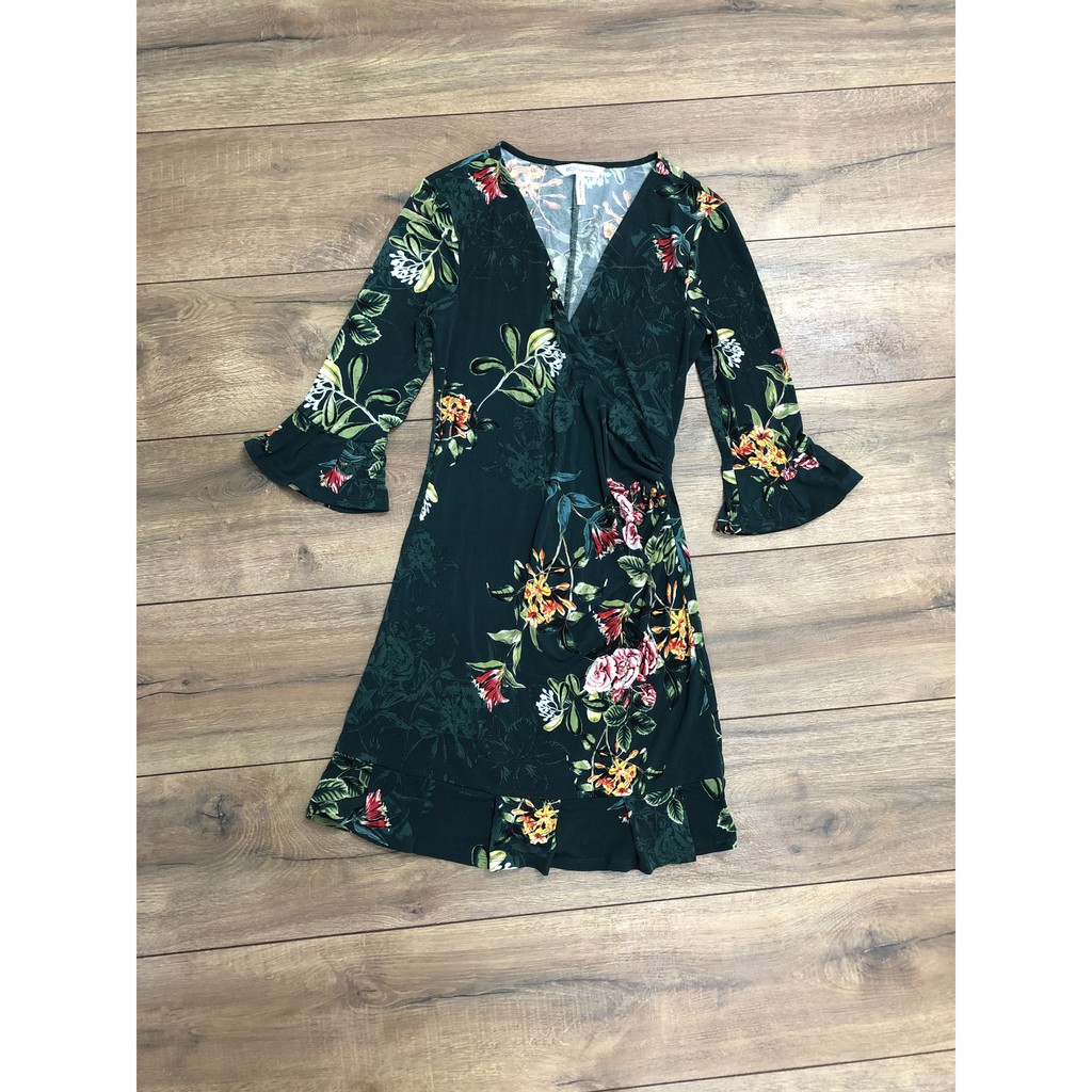 Đầm thun BCBG đuôi cá cổ wrap | BigBuy360 - bigbuy360.vn