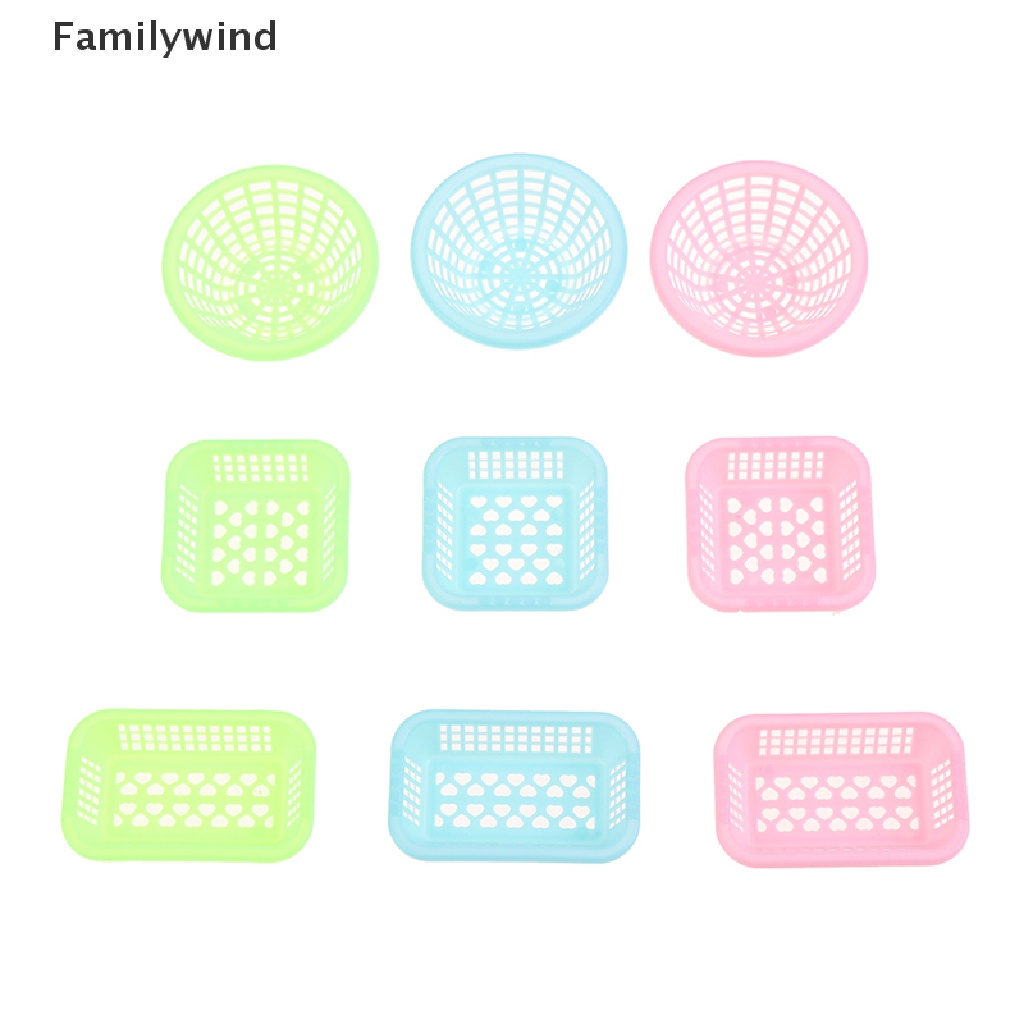 Bộ 3 Rổ Rửa Trái Cây Mini Tỉ Lệ 1: 12 Trang Trí Nhà Búp Bê