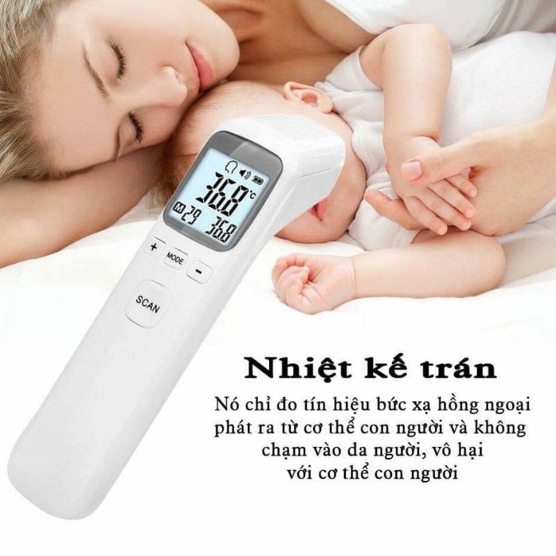 Nhiệt kế điện tử hồng ngoại đo trán