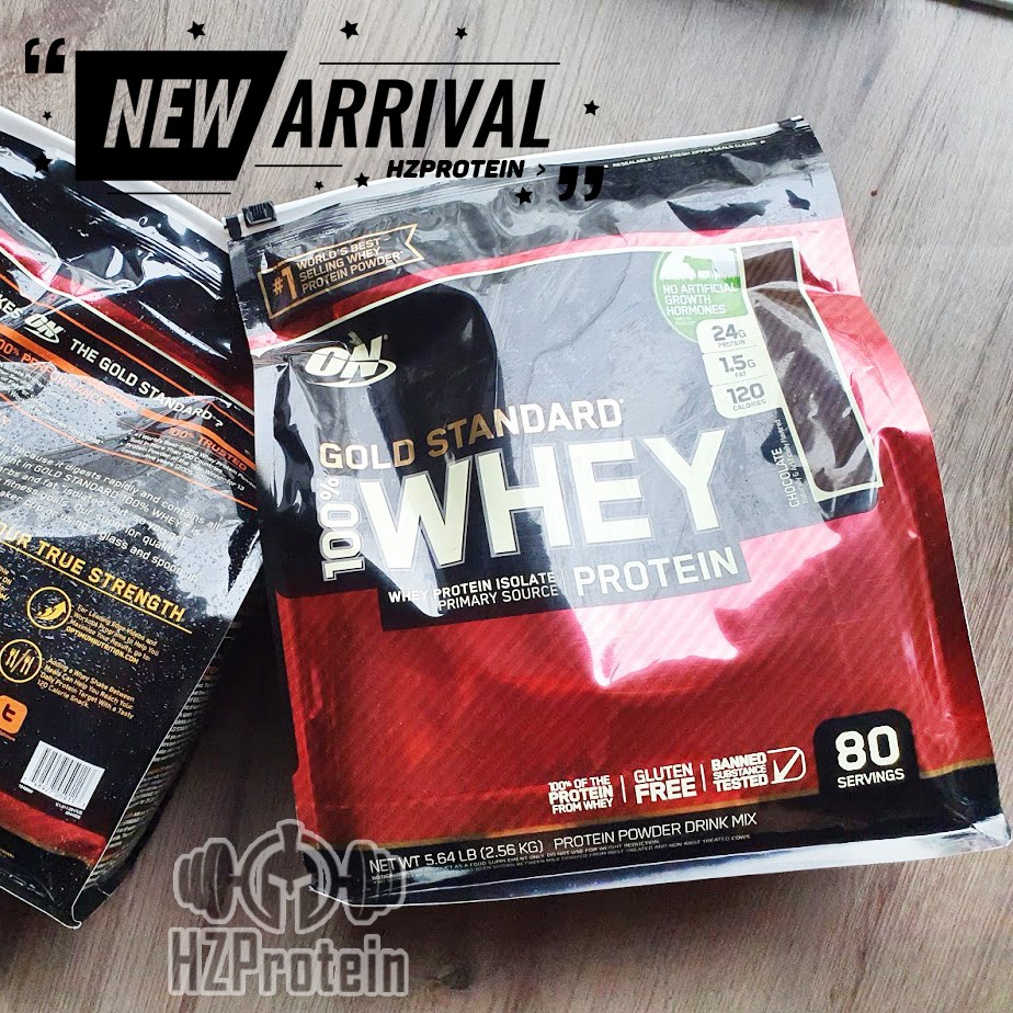 Optimum Nutrition Gold Standard 100% Whey Protein - Sữa tăng cơ bắp chất lượng (2.56kg)