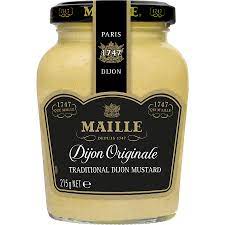 Mù tạt vàng Dijon Originale Maille Nhập khẩu Pháp lọ 215g