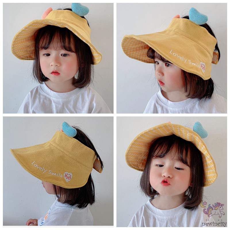Mũ Hở Chóp In Chữ Thời Trang Mùa Hè Cho Bé