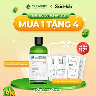 Nước hoa hồng hỗ trợ giảm mụn hiệu quả caryophy portulaca toner 300ml skin hub