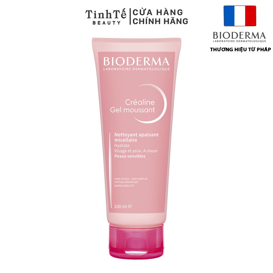 Sữa rửa mặt tạo bọt Bioderma Sensibio Gel Moussant 100ml