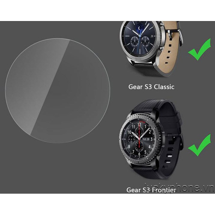 Cường lực đồng hồ Samsung Gear S3/Classic/Frontier - Sikai